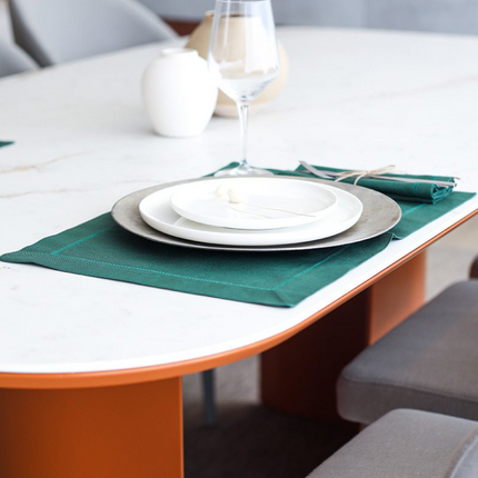 Individual de Mesa en Lino y Algodón – Elegancia Artesanal Portuguesa