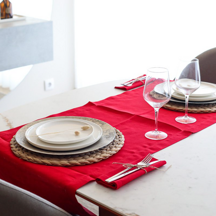 Caminos de Mesa em Linho e Algodão – Elegância Artesanal Portuguesa