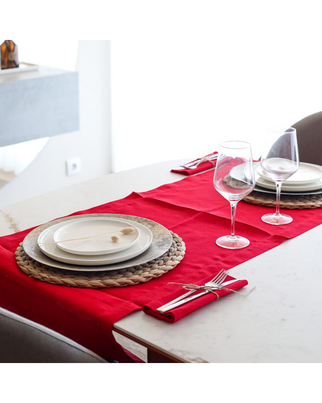 Caminos de Mesa em Linho e Algodão – Elegância Artesanal Portuguesa