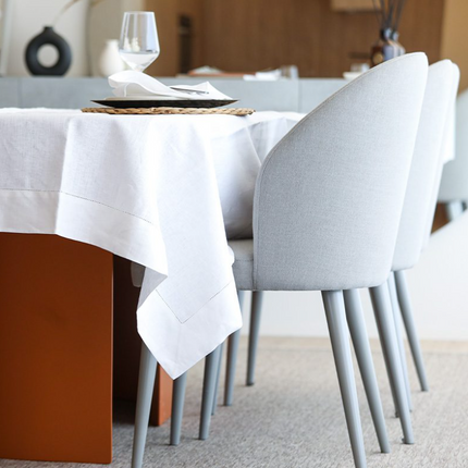 Mantelería de Mesa Branca en lino 100% Portugues